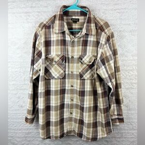 STANLEY Thick Shirt Jacket Chore Barn Work Wear Large Rugged Outdoors